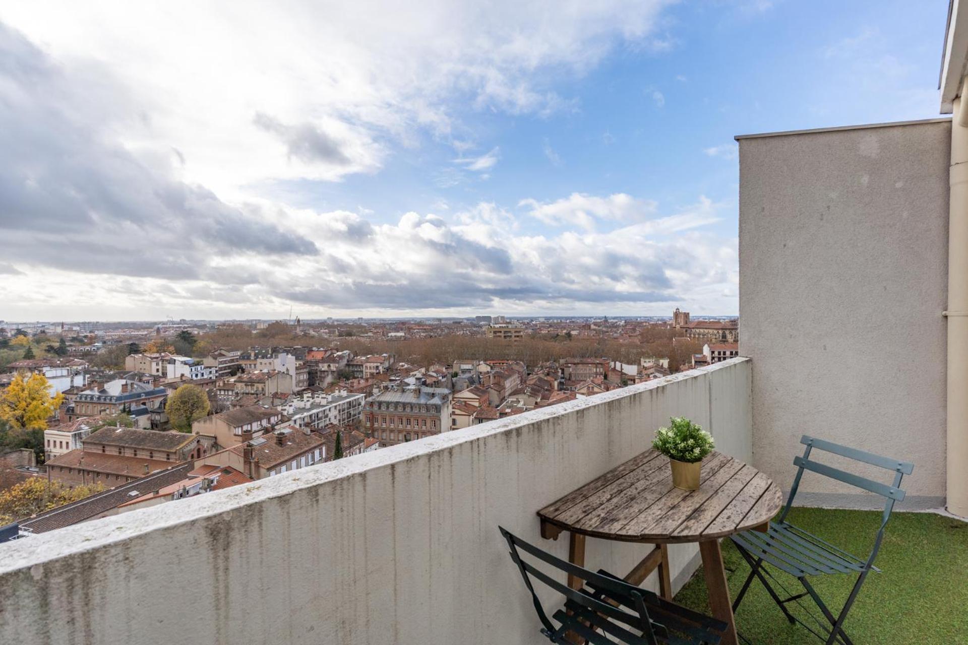 Le Panoramique - Clim, Balcon, Superbe Vue, Wifi Appartement Toulouse Buitenkant foto