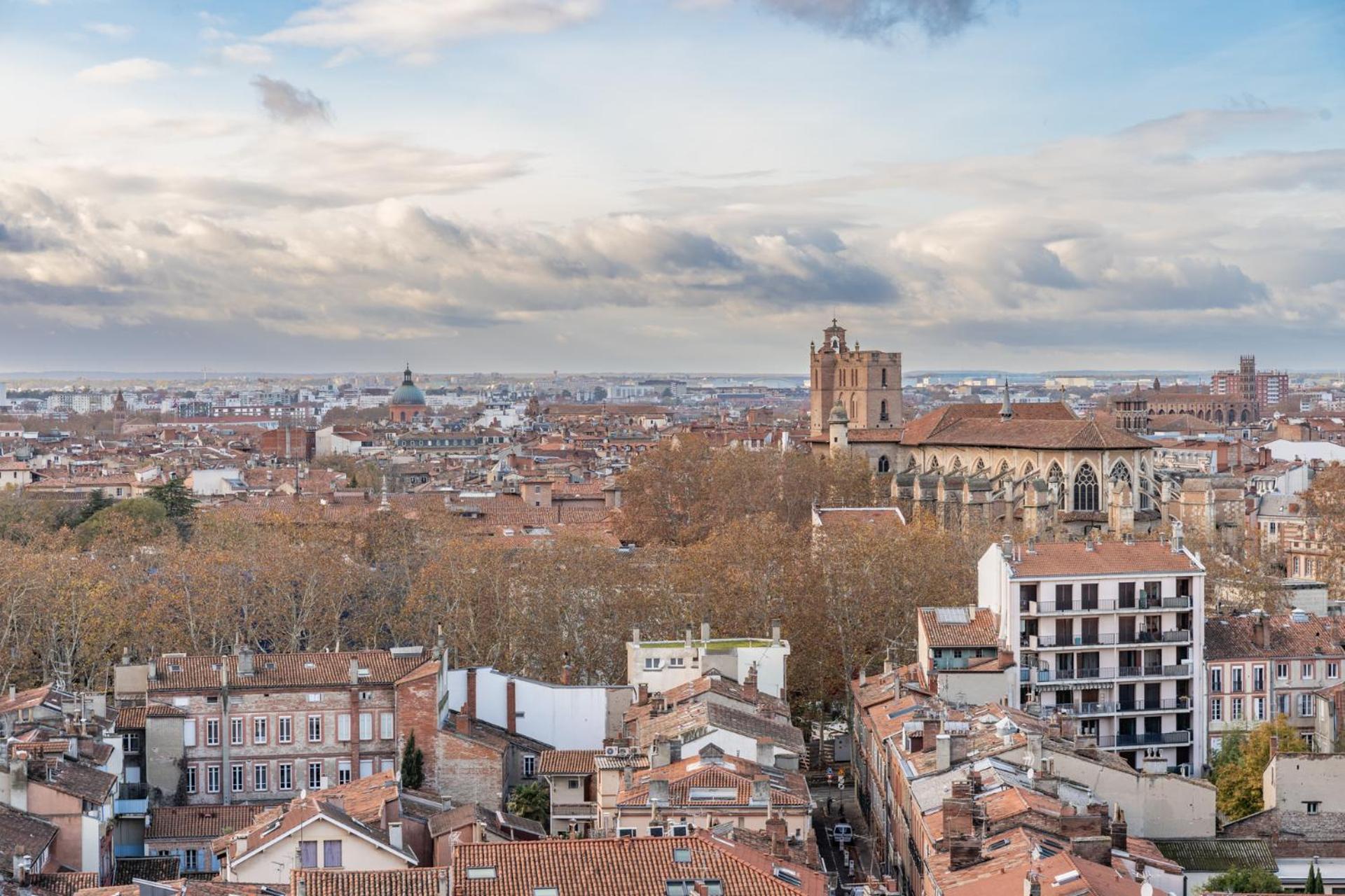 Le Panoramique - Clim, Balcon, Superbe Vue, Wifi Appartement Toulouse Buitenkant foto